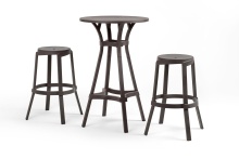 Table haute en plastique Ø60 Combo 60 High