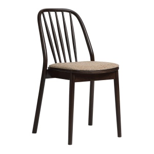 Beech wood vertical slat back chair Beech wood vertical slat back chair