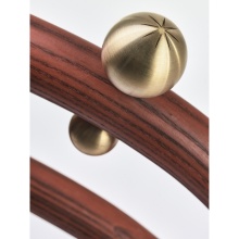 Chaise en bois courbé A-1880 Fuoco Arancia