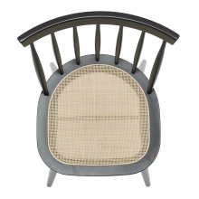 Chaise en bois avec assise tressée A-9854 Antilla Erba