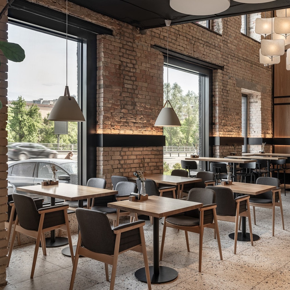Restaurant upholstered beech chair with armrests B-4398 PROP Restaurant upholstered beech chair with armrests B-4398 PROP