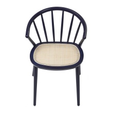 Fauteuil en bois avec assise tressée B-9824 Sudoku Erba