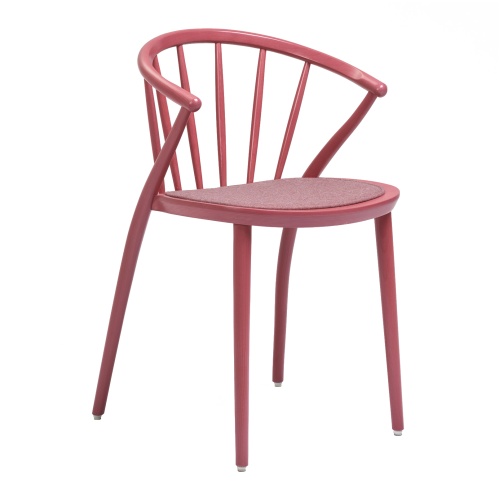 Fauteuil en bois rembourré