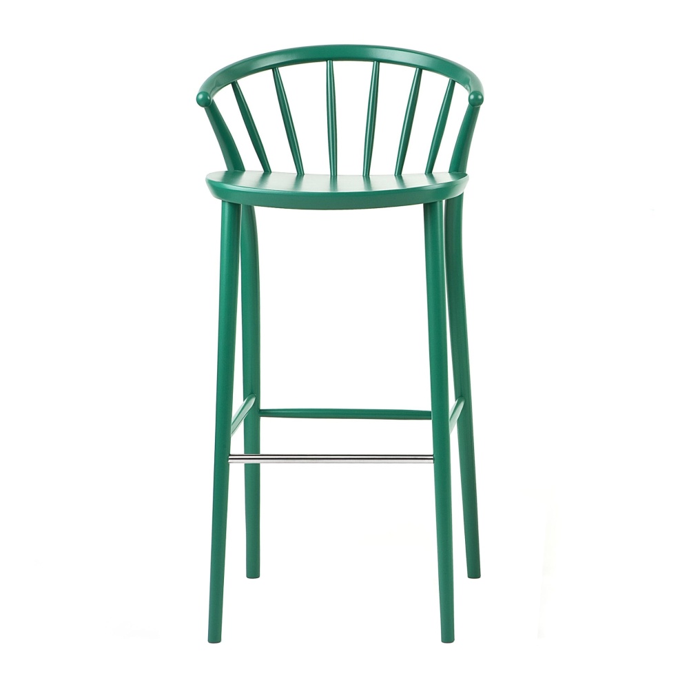 Wooden vertical slat back high stool H-9820 Sudoku