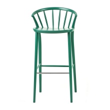 Wooden vertical slat back high stool H-9820 Sudoku