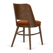 Chaise en bois avec assise rembourrée A-0043