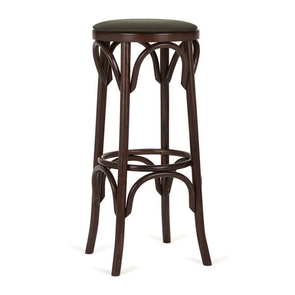 Tabouret de bar bistrot en bois courbé
