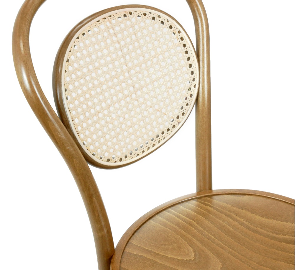 Chaise bistro avec dossier tressé A-1894