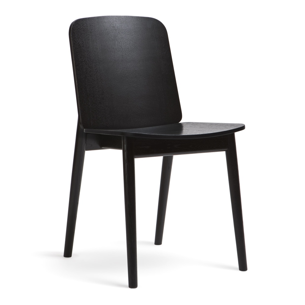 Chaise en bois avec dossier rigide A-4390 PROP