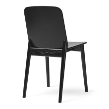 Chaise en bois avec dossier rigide A-4390 PROP