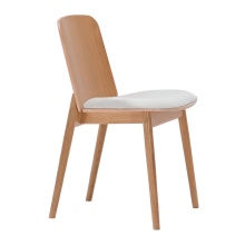 Chaise en bois avec dossier rigide A-4390 PROP