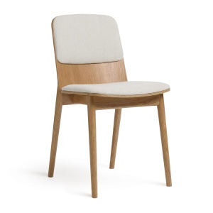 Wooden upholstered chair