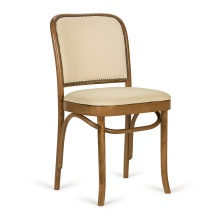 Chaise en bois courbé rembourrée A-8110