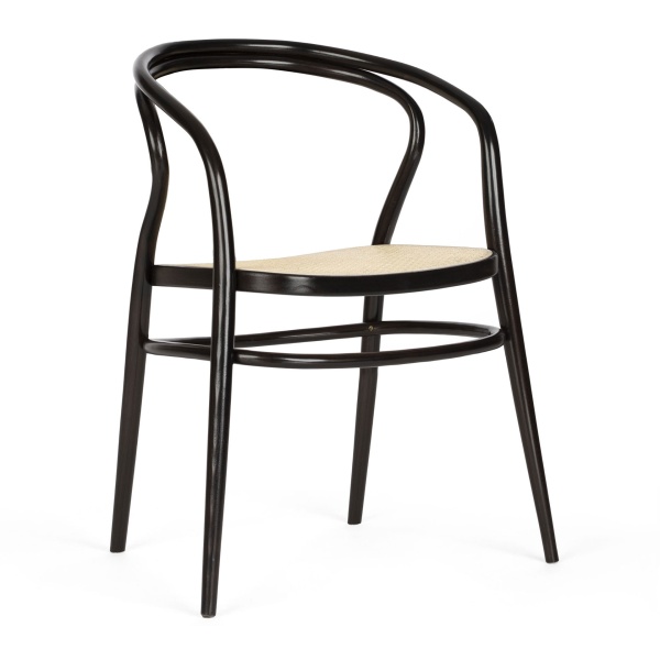 Fauteuil bistro en bois courbé B-1402 NODO par Paged