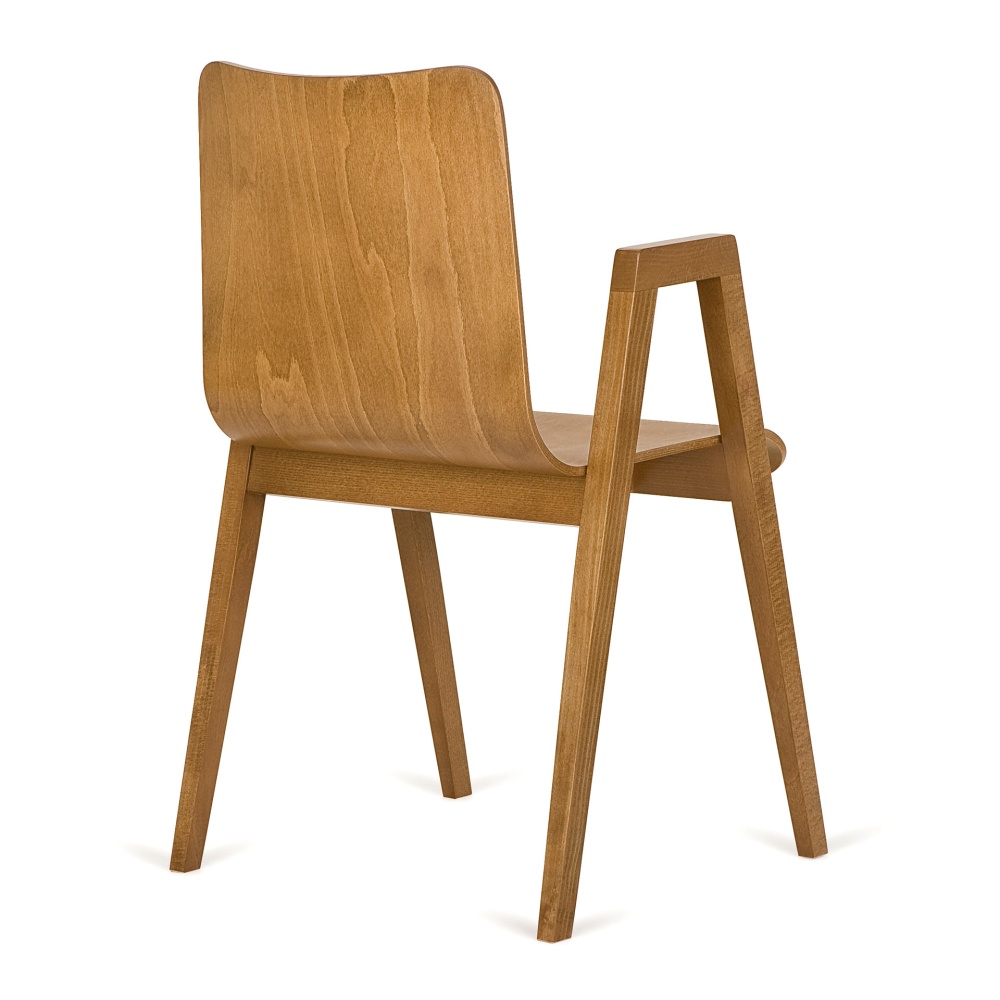 Fauteuil en bois B-2120 Link