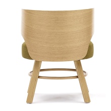 Upholstered armchair with round seat B-2220 K2