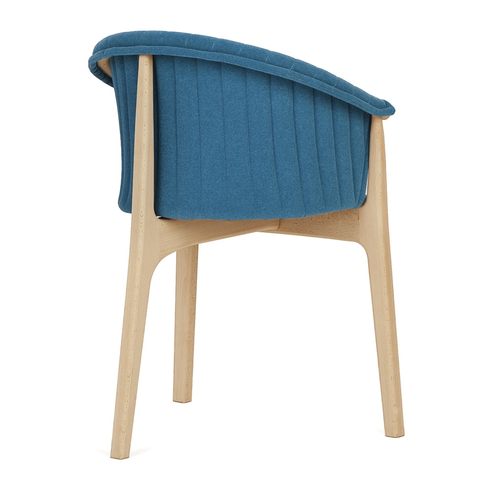 Chaise en bois à trois pieds B-2945 EVO Chaise en bois à trois pieds B-2945 EVO