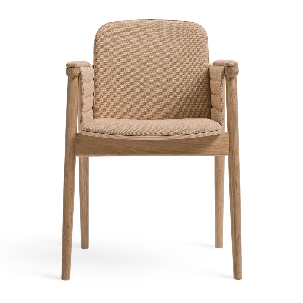Restaurant upholstered beech chair with armrests B-4398 PROP Restaurant upholstered beech chair with armrests B-4398 PROP