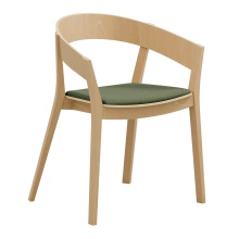 Fauteuil en bois B-4800 Archer