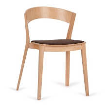 Stackable wooden chair A-4800 Archer