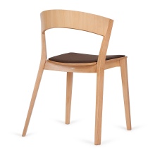 Stackable wooden chair A-4800 Archer
