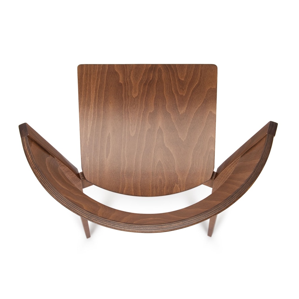 Stackable wooden chair A-4800 Archer