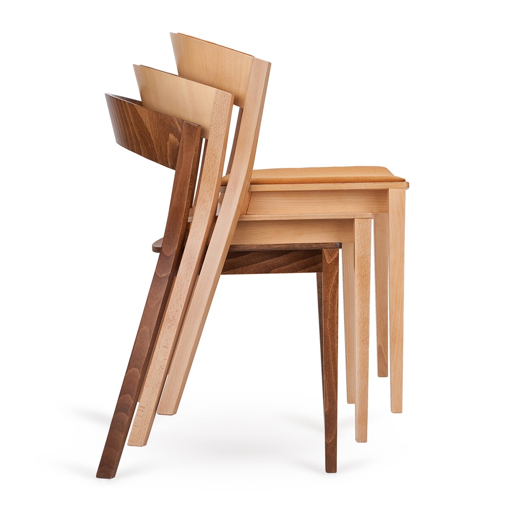 Chaise en bois empilable A-4802 Archer