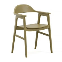 Wooden armchair with upholstered seat B-6220 Heritage