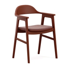 Wooden armchair with upholstered seat B-6220 Heritage