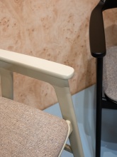 Wooden armchair with upholstered seat B-6220 Heritage