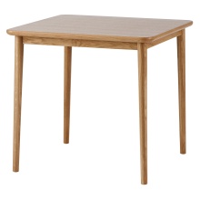 Wooden dining table with a square top PROP 80x80