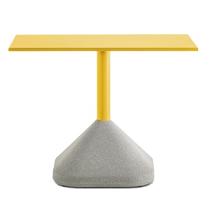 HPL coffee table square 60-70 cm with concrete base HPL coffee table square 60-70 cm with concrete base
