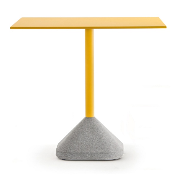 HPL square table 60-70 cm with concrete base HPL square table 60-70 cm with concrete base