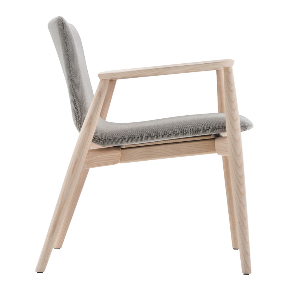 Стул лаунж деревянный мягкий M-296 Malmo Lounge
