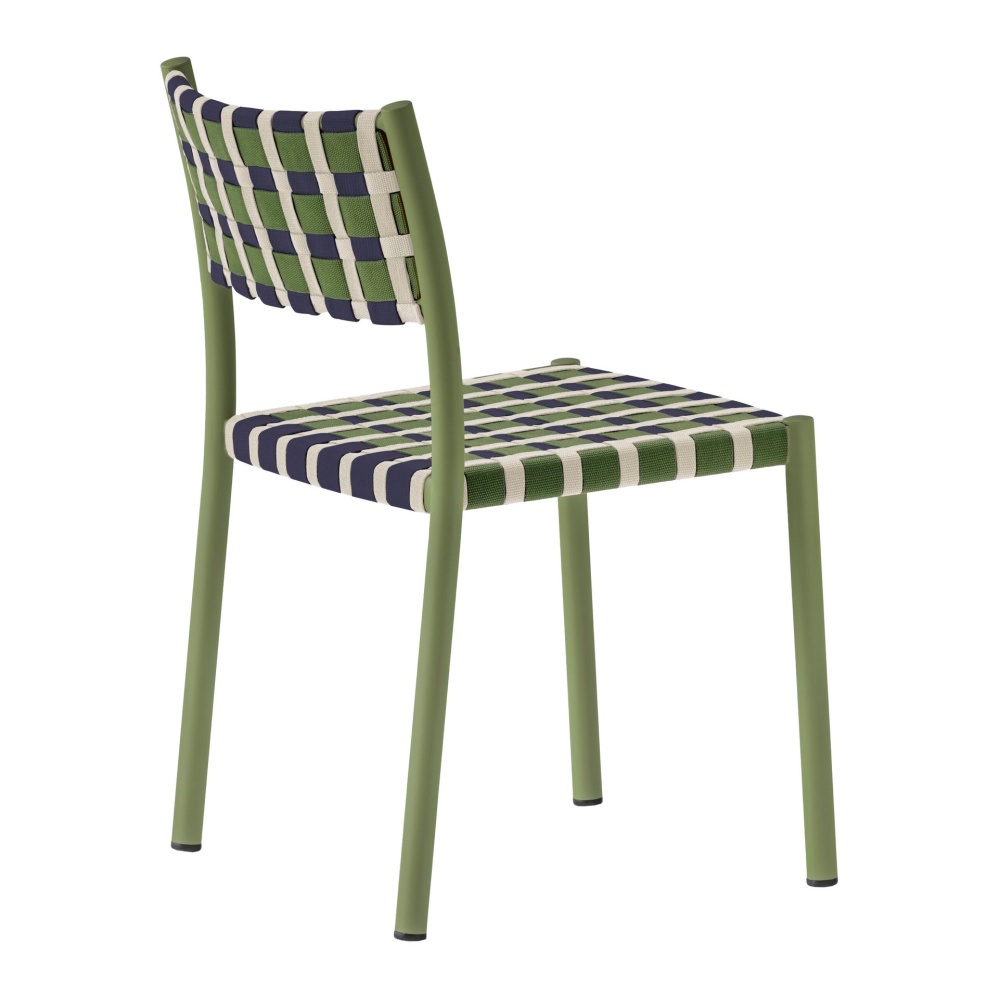 Chaise en aluminium tressée A-3630 Nuova Guinea