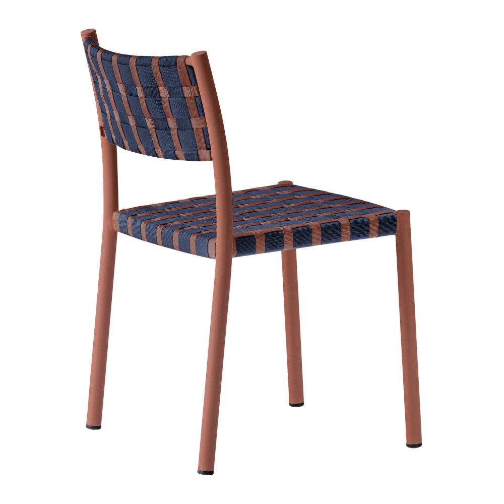 Chaise en aluminium tressée A-3630 Nuova Guinea