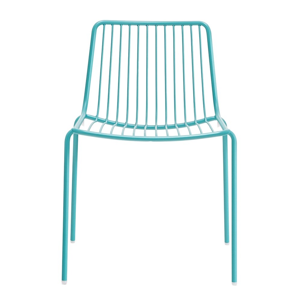 Chaise en métal à dossier bas A-3650 Nolita