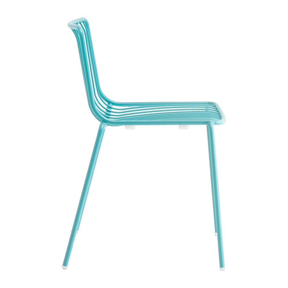 Chaise en métal à dossier bas A-3650 Nolita