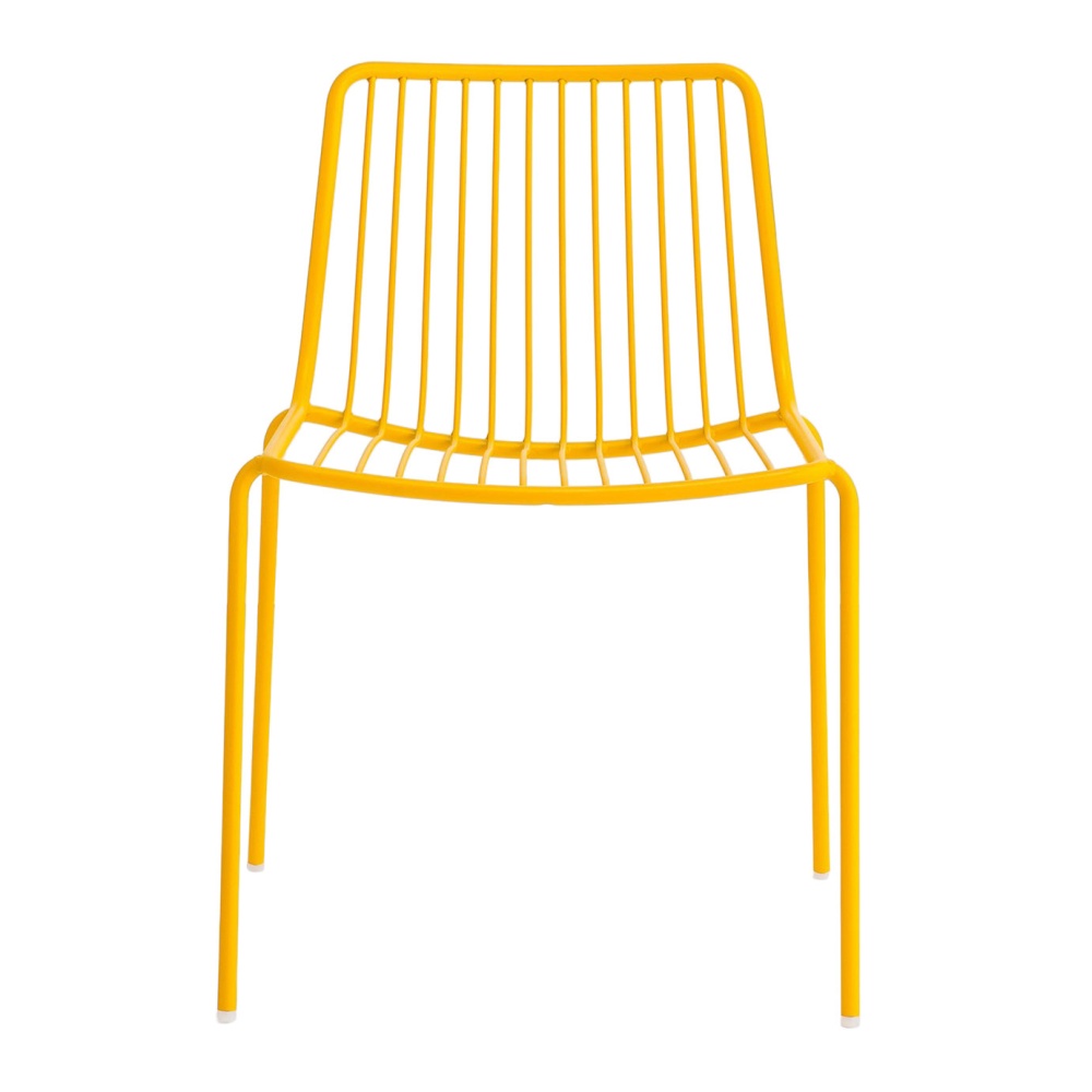Chaise en métal à dossier bas A-3650 Nolita