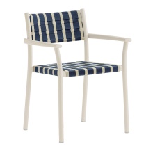 Chaise en aluminium tressée B-3635 Nuova Guinea