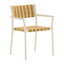 Chaise en aluminium tressée B-3635 Nuova Guinea