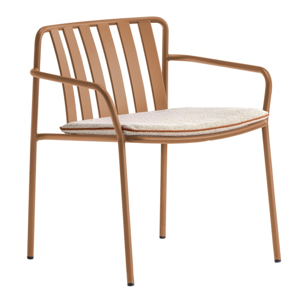 Fauteuil lounge en métal