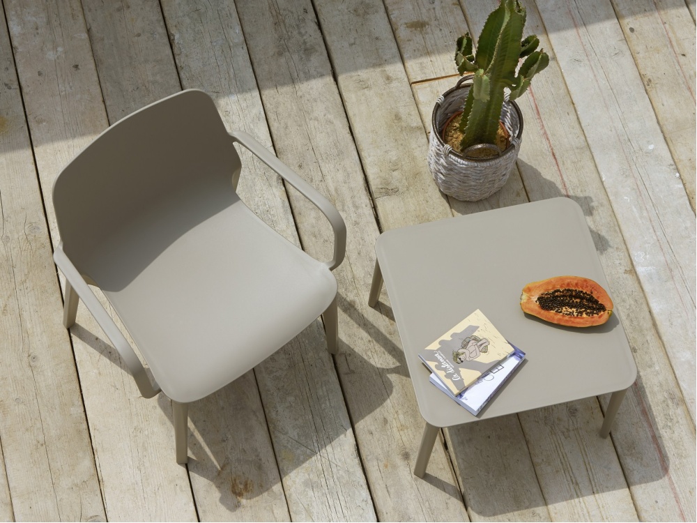 Outdoor coffee table with a square top Argo 60x60