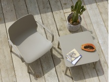 Outdoor coffee table with a square top Argo 60x60