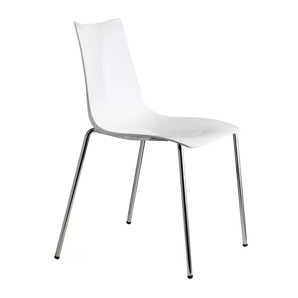 Chaise en plastique et métallique A-2273 Zebra Chaise en plastique et métallique A-2273 Zebra