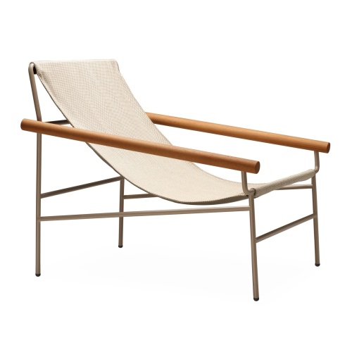 Bain de soleil rembourré en métal