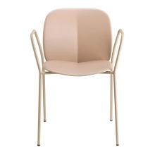 Chaise en plastique et métal B-2707 Mentha