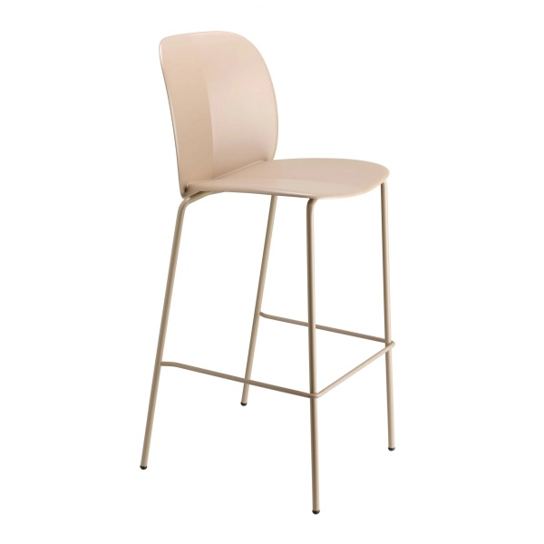Tabouret de bar métal et plastique