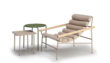 Table basse en acier Ø45 Dress Code Steel 2742
