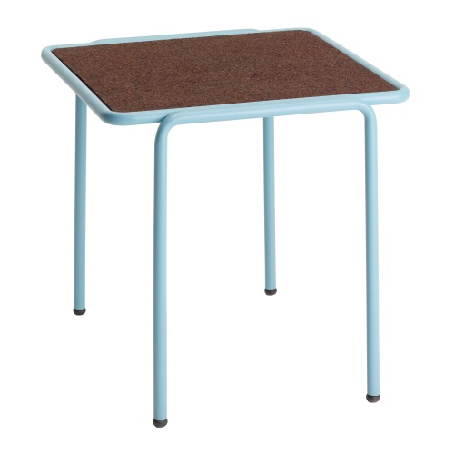Table basse avec plateau en liège 41×41